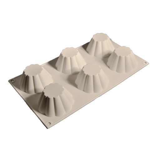 CESİL PCS - 6 BRİOCHE, SİLİCONE MOULD 
