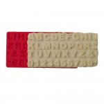 SİLİCONE MOULD - ALPHABET & NUMBERS (8*17CM)
