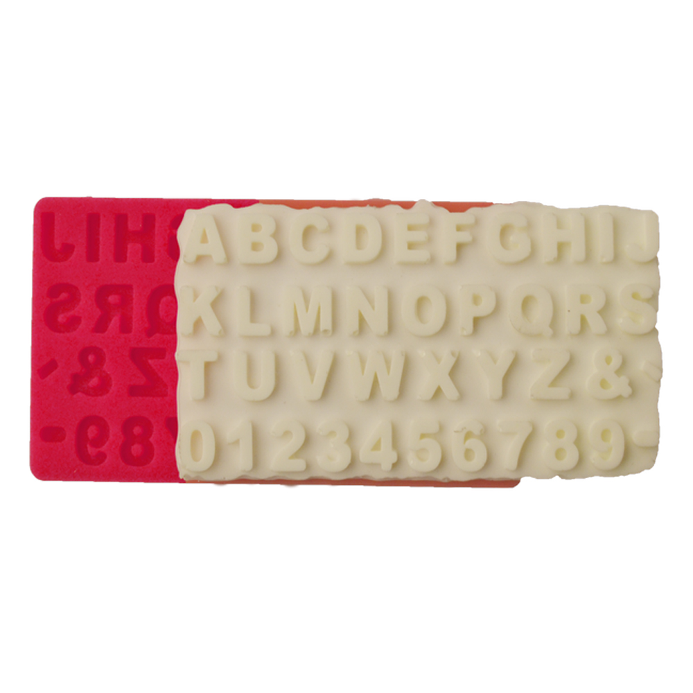 SİLİCONE MOULD - ALPHABET & NUMBERS (13,5*7CM)