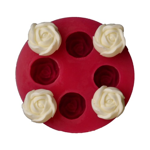 SİLİCONE MOULD - 4 3D ROSE (10*10CM)