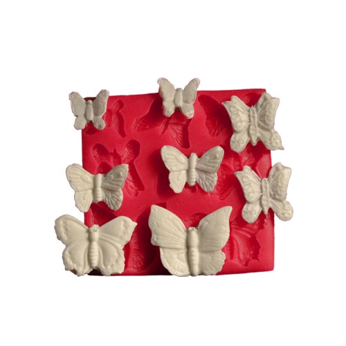 SİLİCONE MOULD - 8 BUTTERFLY (8*8CM)