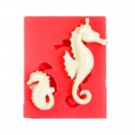 SILICONE MOULD-TWO-SIZED SEAHORSE (5 * 6 CM)