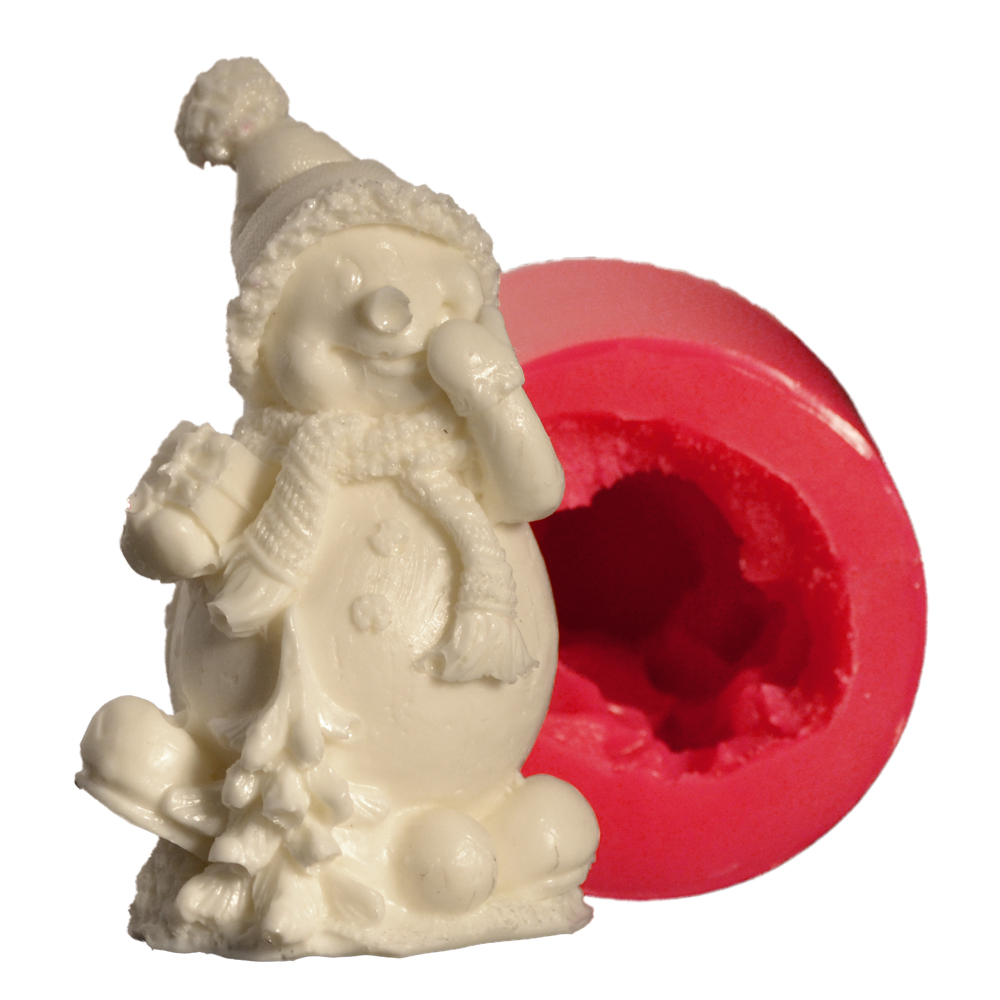 CESİL 3D SNOWMAN SİLİCONE MOULD CHRİSTMAS
