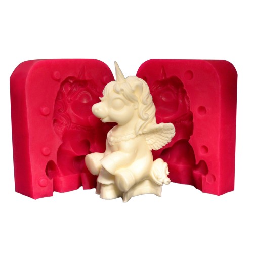 SİLİCONE MOULD - 3D UNICORN (4,5*8CM)