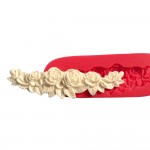 CESİL 4 ROSES BORDURE, SİLİCONE MOULD 