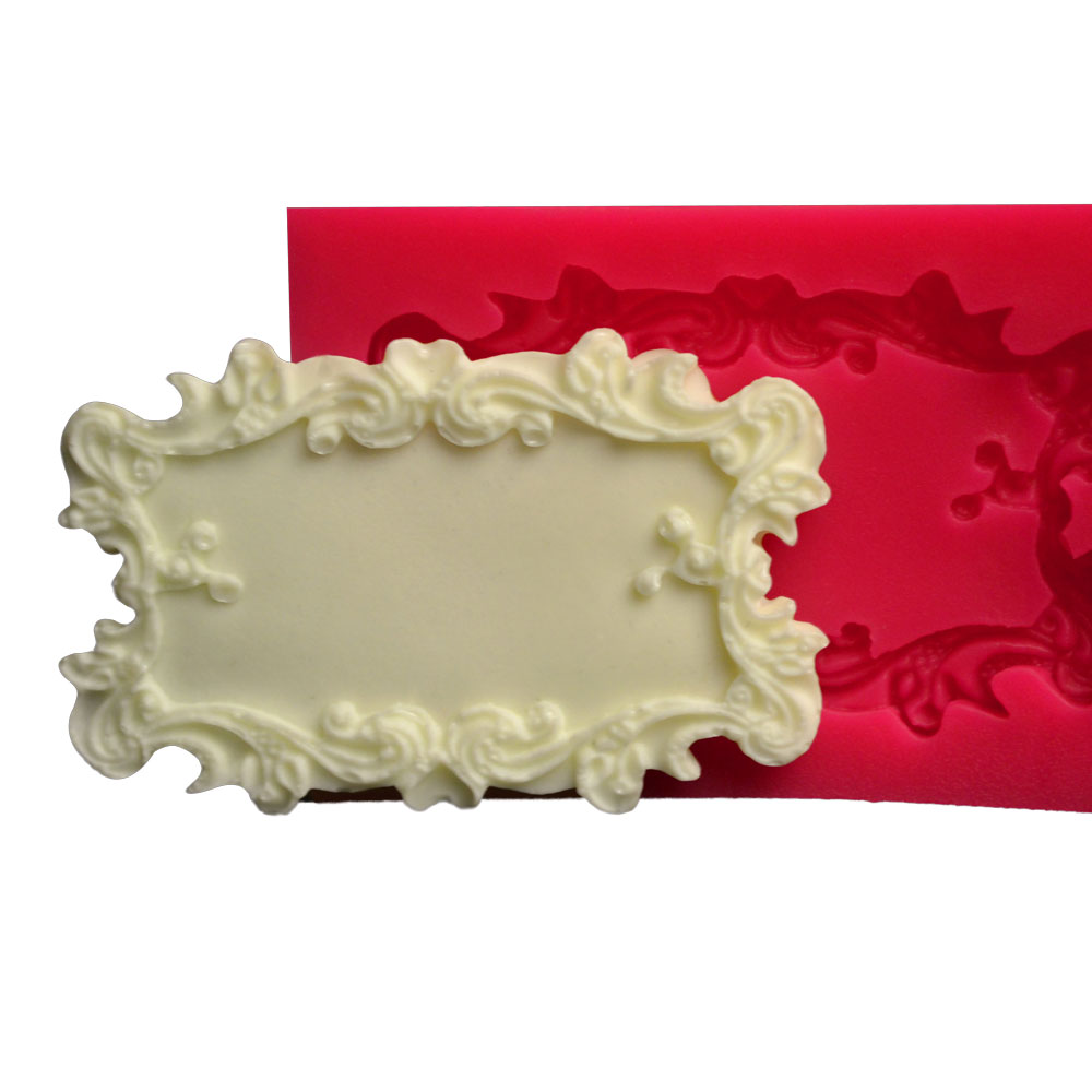 SİLİCONE MOULD - FRAME RECTANGULAR ( 7*4,5 CM )