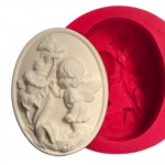 SİLİCONE MOULD - GİRL & FLOWER  (8,5*6,5CM)