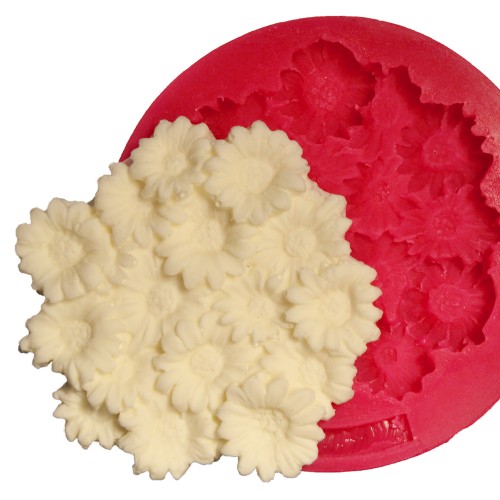 SILICONE MOULD - CAMOMILLES (8*8 CM) 