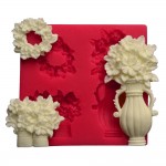 SİLİCONE MOULD - FLOWER CASES (11,5*10,5CM)