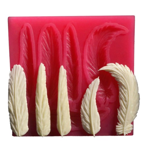 SİLİCONE MOULD  - FEATHER - 2(7,5*8CM)
