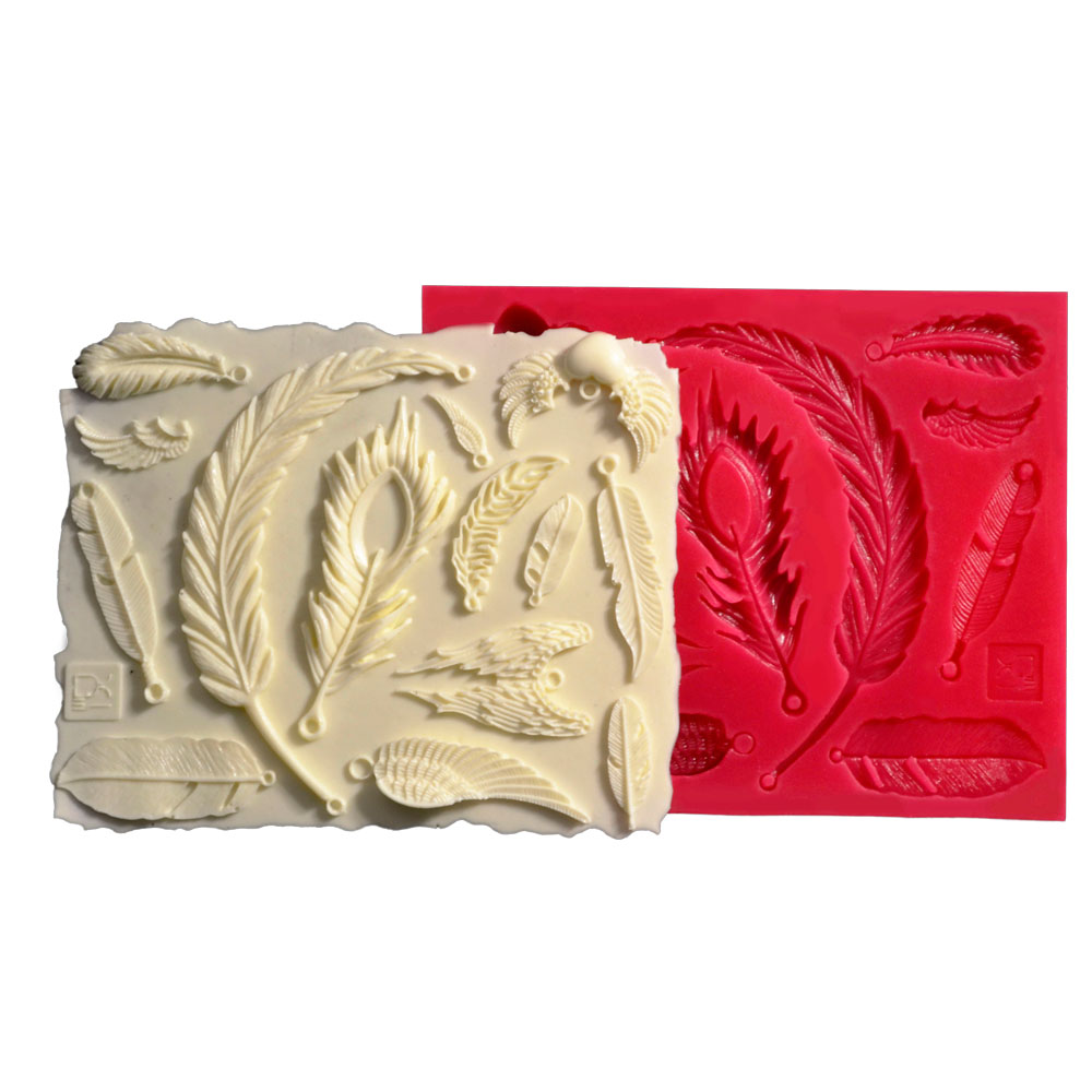 SİLİCONE MOULD - FEATHER  (11*9CM)
