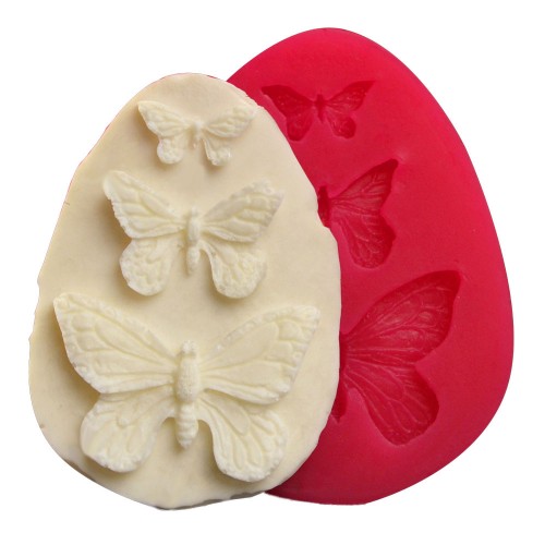 SİLİCONE MOULD - 3 SİZE OF BUTTERFLY (7,5*5,5CM)