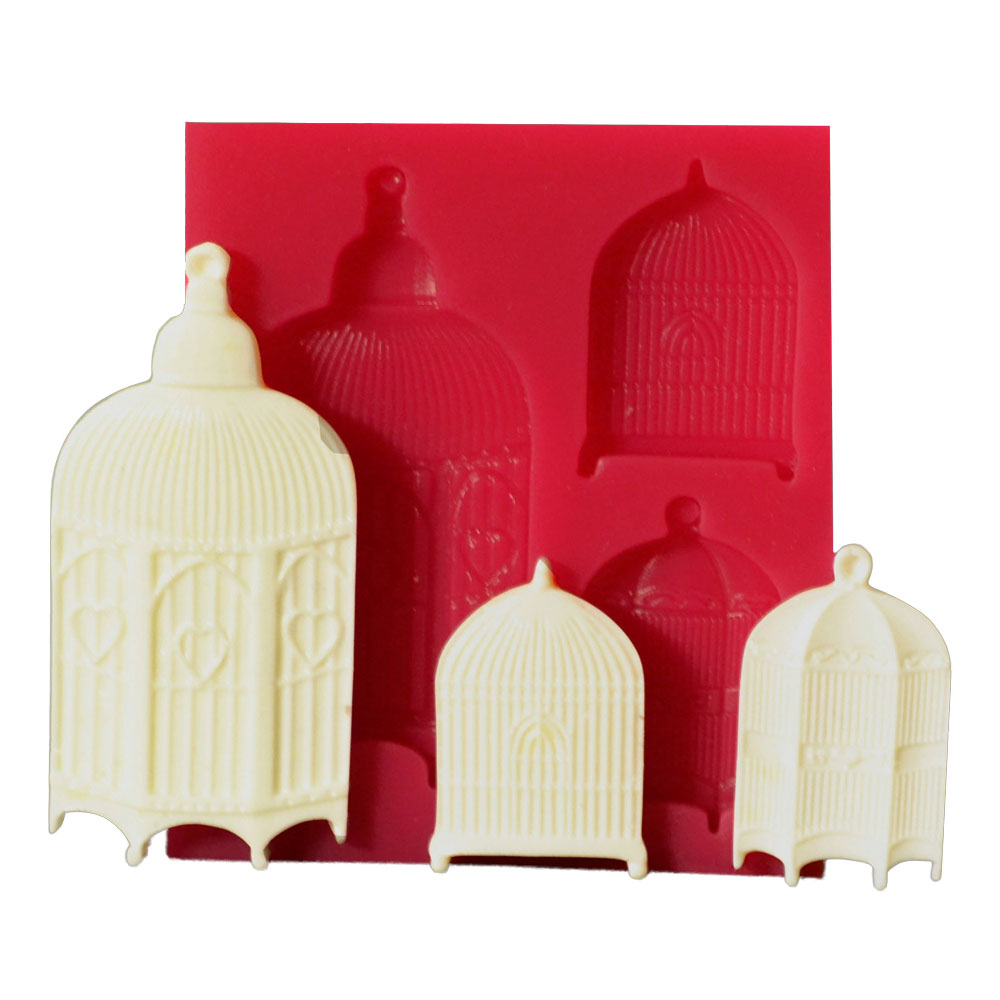 SİLİCONE MOULD - 3 SİZES CAGE (8*9CM)