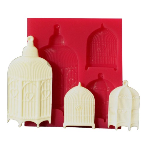 SİLİCONE MOULD - 3 SİZES CAGE (8*9CM)