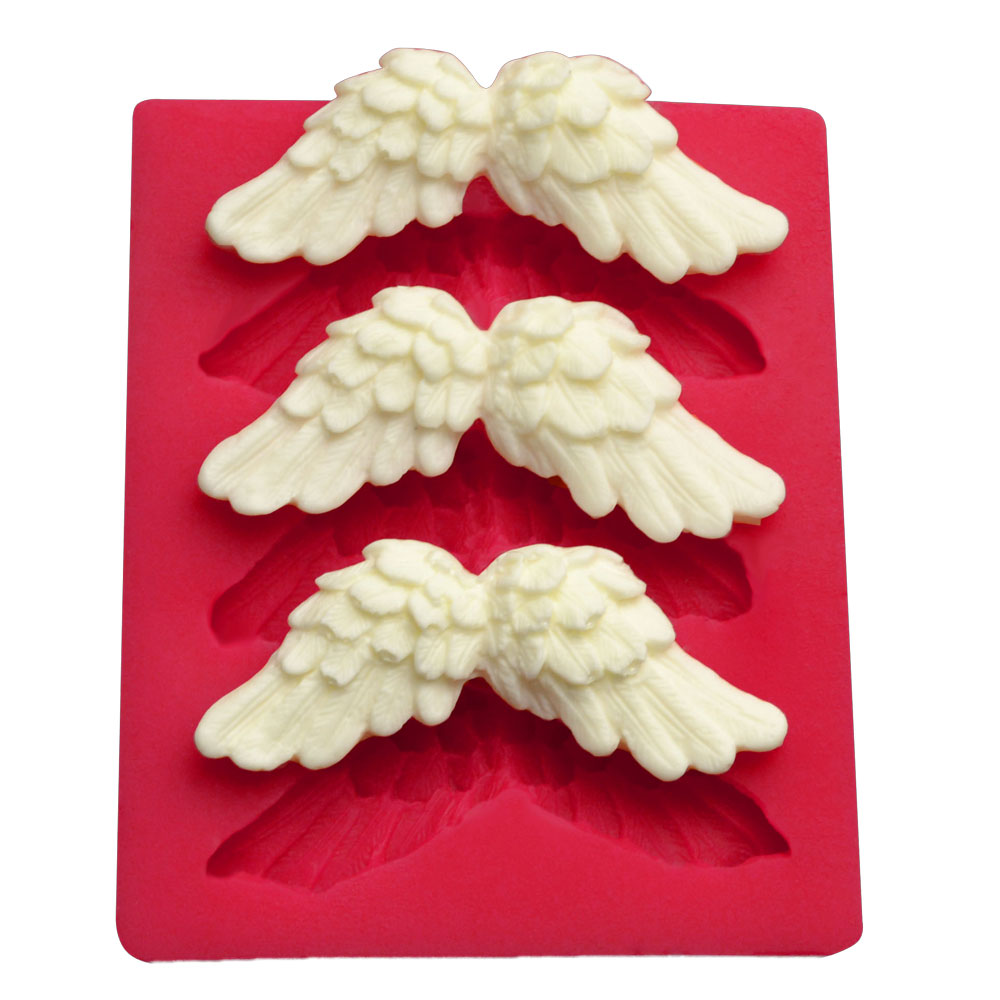 SİLİCONE MOULD - 3 WİNGS OF ANGEL (9,5*8,5CM)