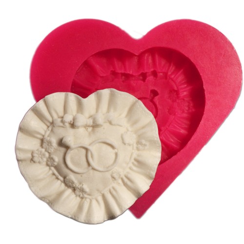 SİLİCONE MOULD - HEART MİRROR (6,5*7CM)