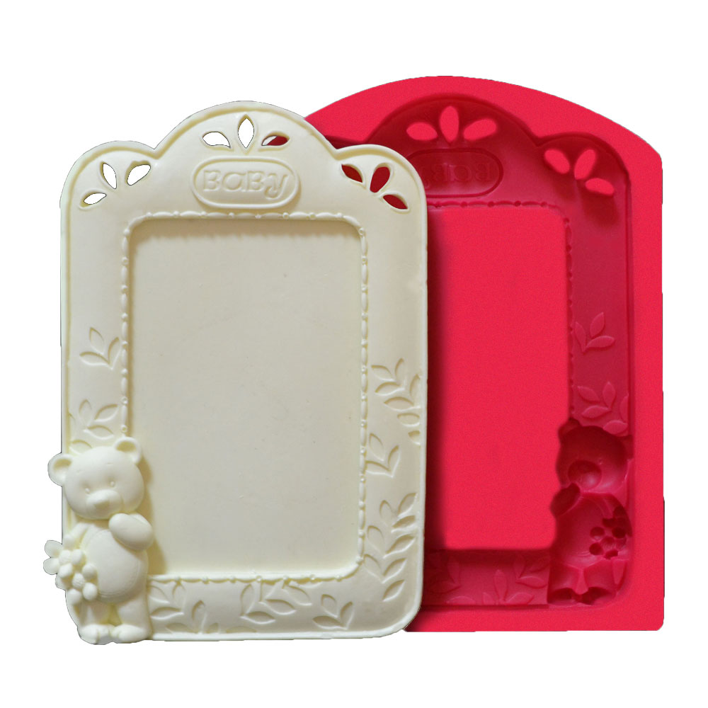 SİLİCONE MOULD- BEAR FRAME (15*21CM)