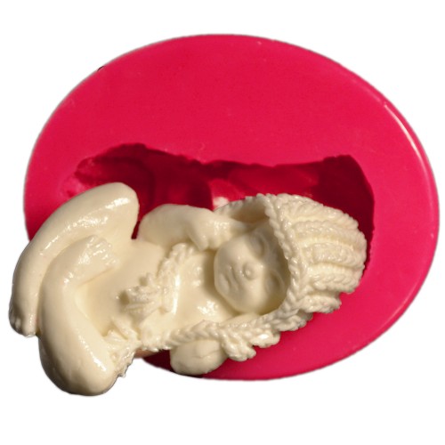 SİLİCONE MOULD - SLEEPİNG BABY - 1(8,5*4,5CM)