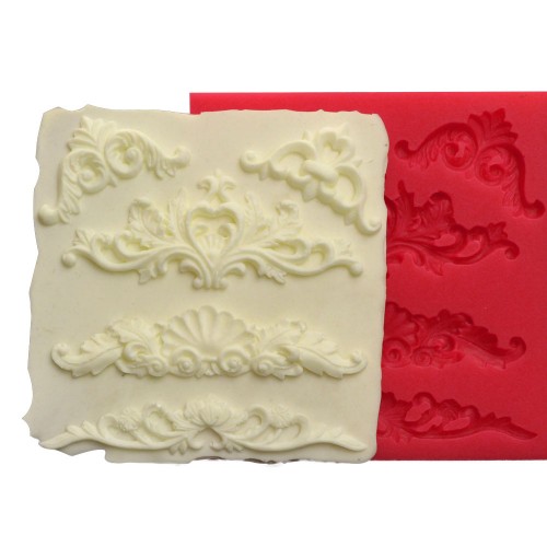 SİLİCONE MOULD - 5 DECORATİON SET (11*11CM)