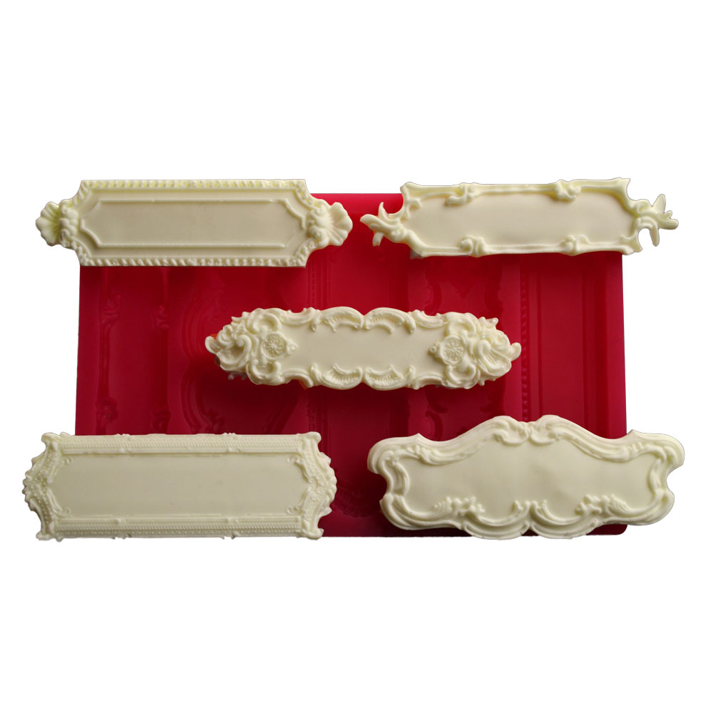 SİLİCONE MOULD - 5 WRİTİNG PLATES (20*12,5CM)