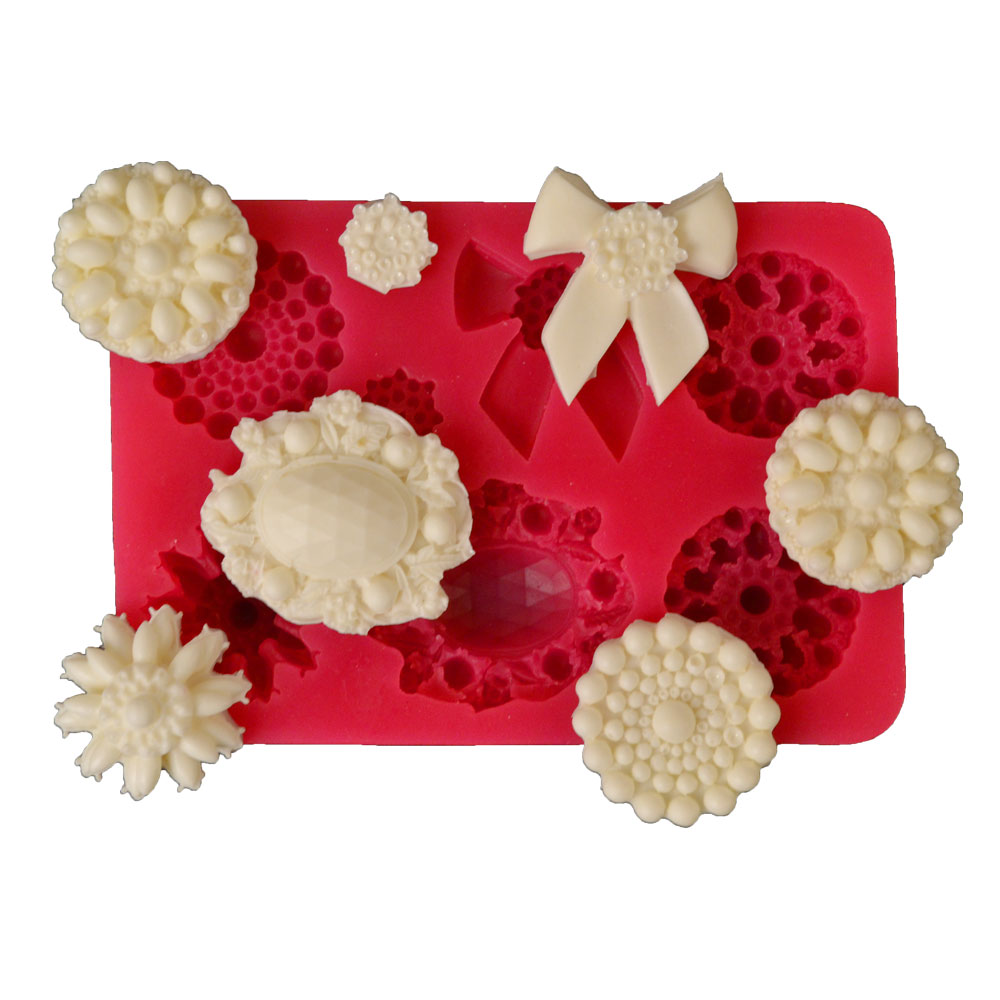 SİLİCONE MOULD - BROOCH SET / 2 (12,5*8,5 CM)