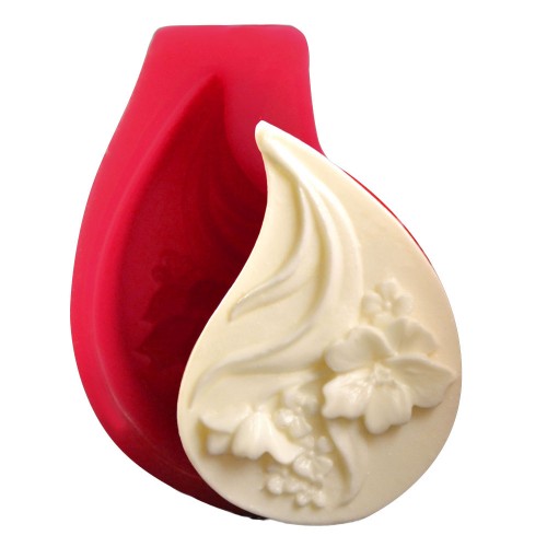 SİLİCONE MOULD - DROP &FLOWER (7,5*5,5CM)