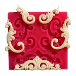 SİLİCONE MOULD -  DECOR NO : 16 (6*6CM) 