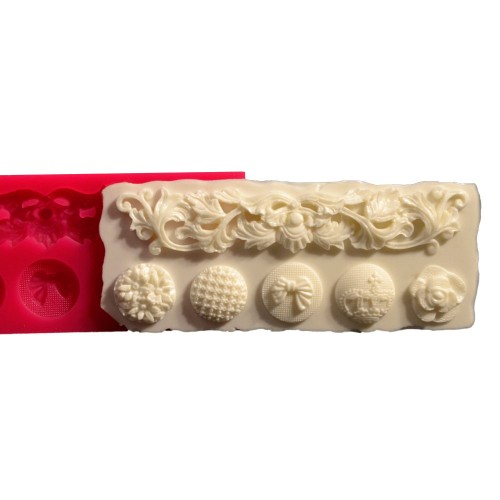 SİLİCONE MOULD -  DECOR  NO : 20 (14*6CM)