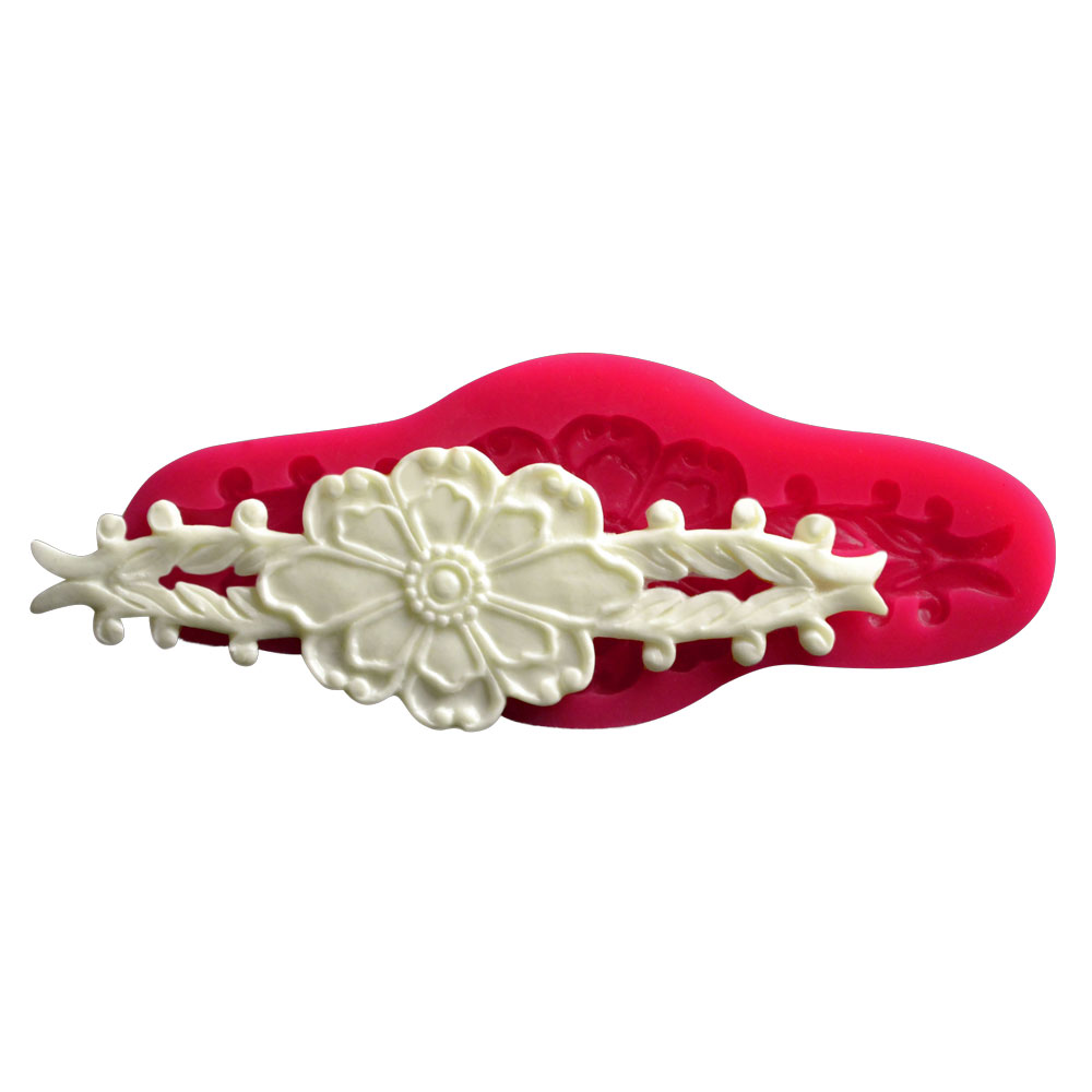 SİLİCONE MOULD - DECOR NO : 9 (13,5*4,5CM)