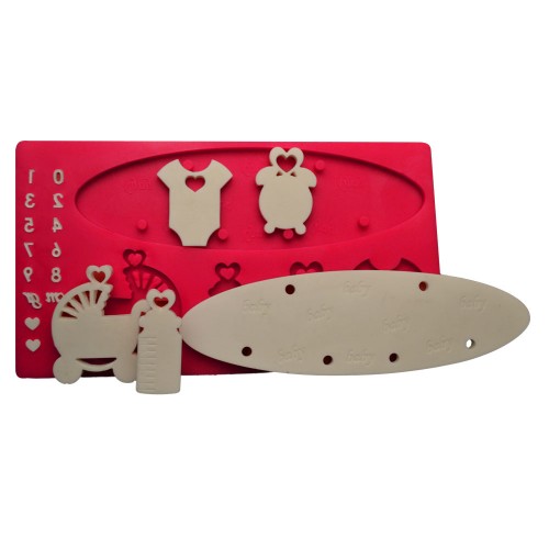 SİLİCONE MOULD - BIRTH PANEL SET  (33*19CM)