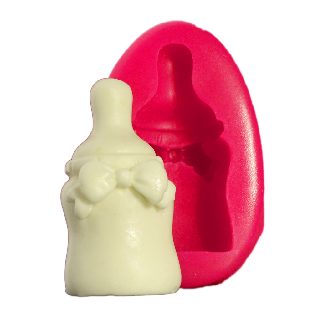 CESİL BABY BOTTLE WİTH BOW SİLİCONE MOULD