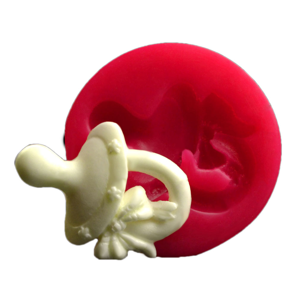 SİLİCONE MOULD - BOW PACIFIER  (6*4,5CM)