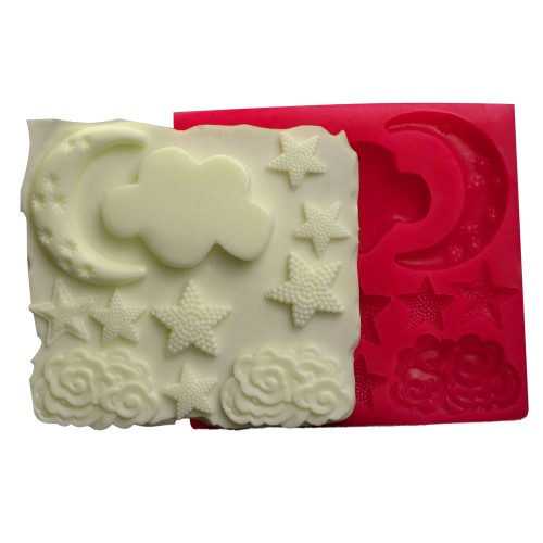 SİLİCONE MOULD - SHY SLEEP NIGHT SET (8,5*9CM)