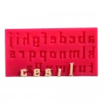 SİLİCONE MOULD - GOTİCAL SMALL ALPHABET (14*7CM)