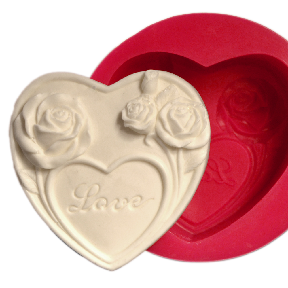 SİLİCONE MOULD - ROSE LOVE (8*8CM)