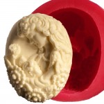 CESİL WOMAN AND FLOWER SİLİCONE MOULD