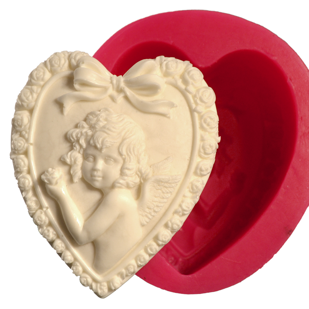 CESİL ANGLE WİTH FLOWER SİLİCONE MOULD