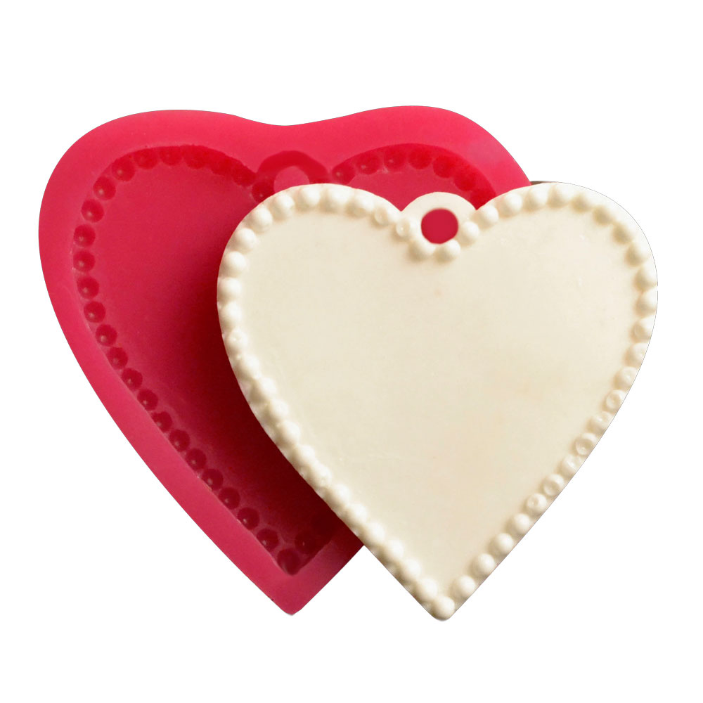 SİLİCONE MOULD - HEART PANEL (8*7,5CM)