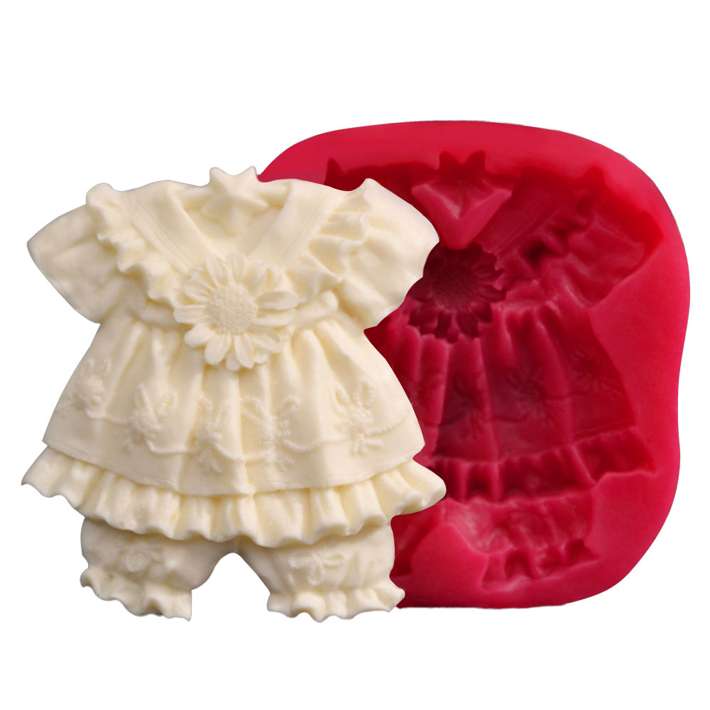 SİLİCONE MOULD - GİRL'S OVERALLS (6,5*6CM)