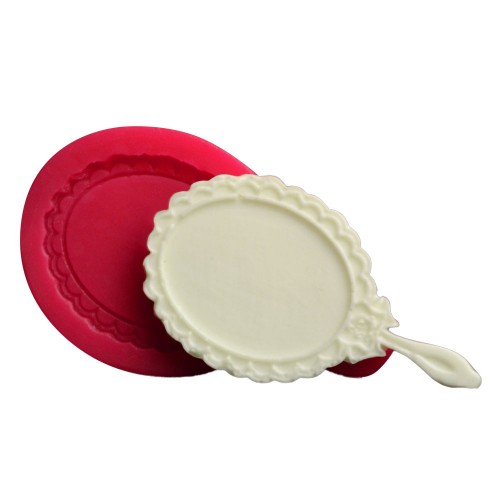 SİLİCONE MOULD - SMALL HAND MIRROR (7,5*5CM)