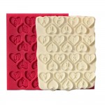 SİLİCONE MOULD - SMALL SİZE HEART ALPHABET (9*12CM)