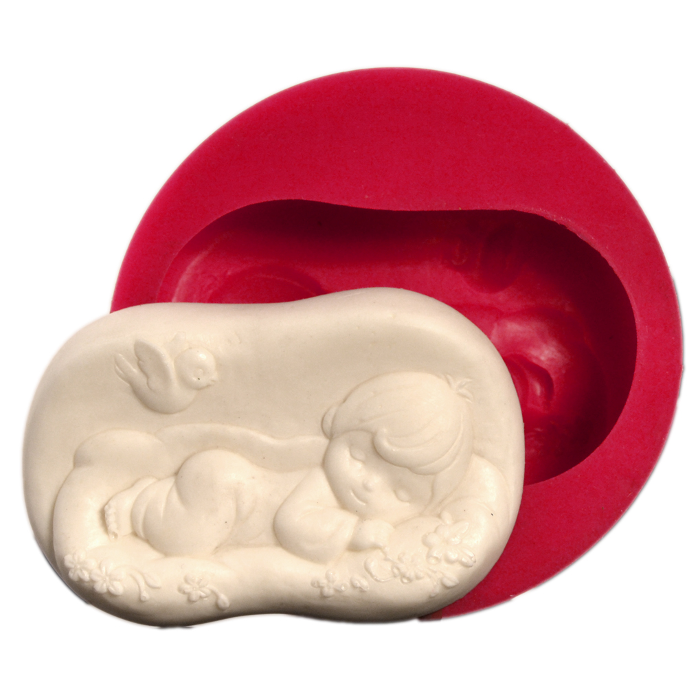 CESİL BİRD & SLEEPİNG BABY SİLİCONE MOULD