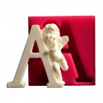 SİLİCONE MOULD - ANGEL'S LETTER / A (8*7,5CM)