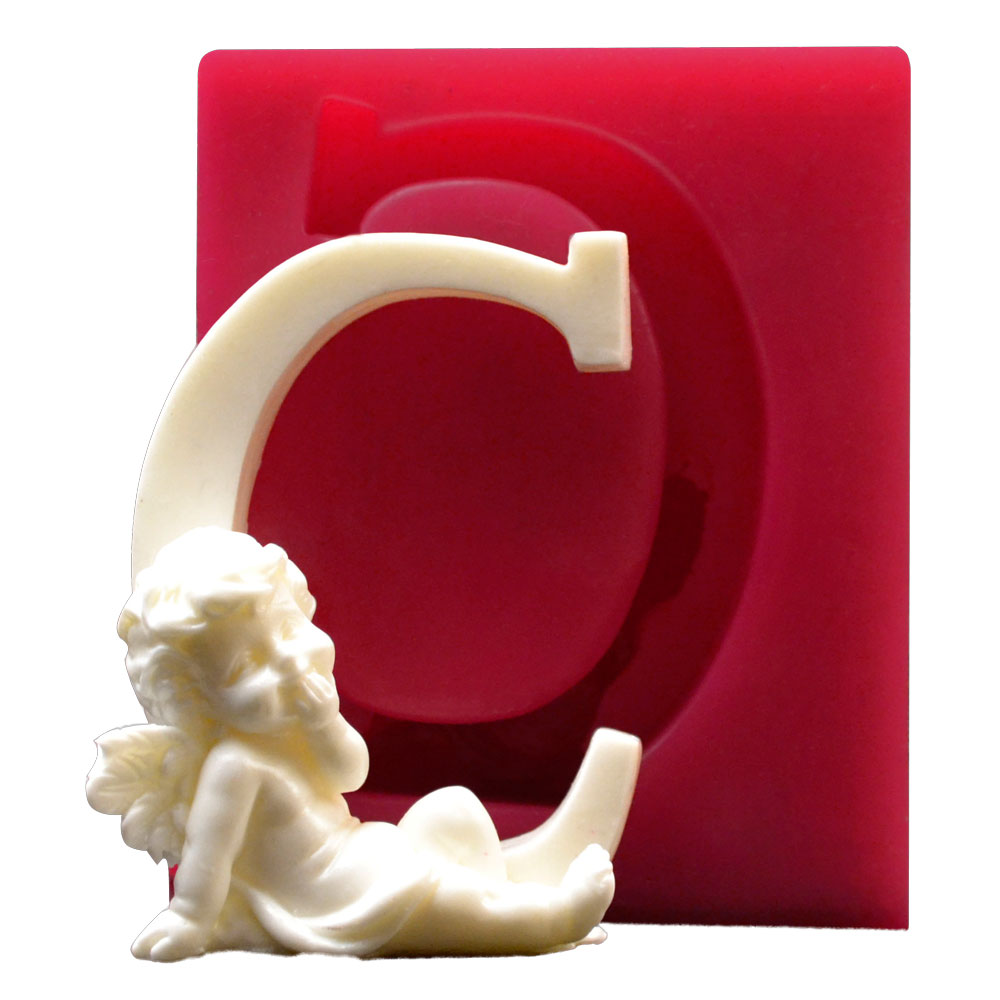 SİLİCONE MOULD - ANGEL'S LETTER / C (8*6CM)