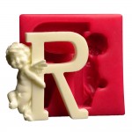 SİLİCONE MOULD - ANGEL'S LETTER / R (8*7,5CM)