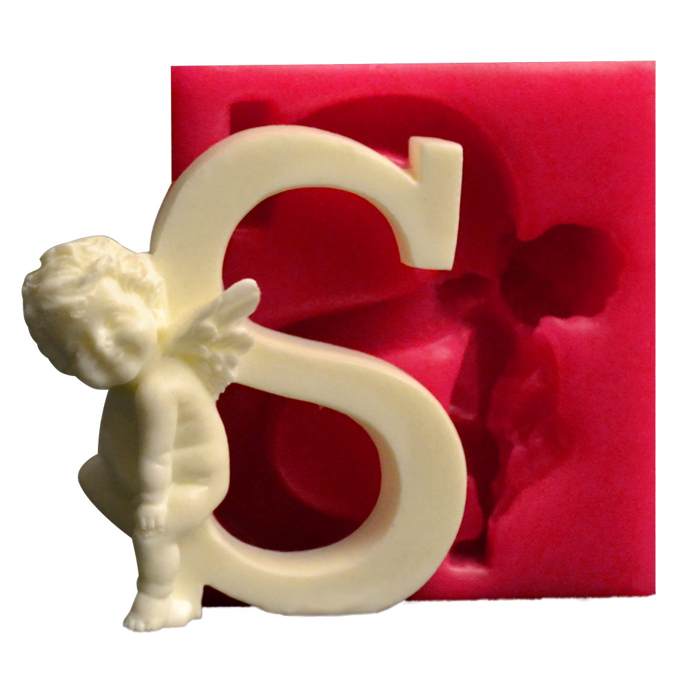 SİLİCONE MOULD - ANGEL'S LETTER / S (8*7,5CM)