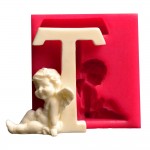 SİLİCONE MOULD - ANGEL'S LETTER / T (8*7,5CM)