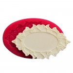 SİLİCONE MOULD - SMALL OVAL FRAME (10,5*6,5CM)