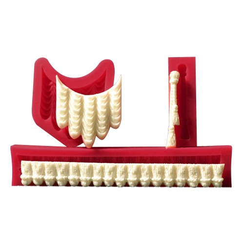 SİLİCONE MOULD - CURTAİN BORDURE (16*9,5CM)