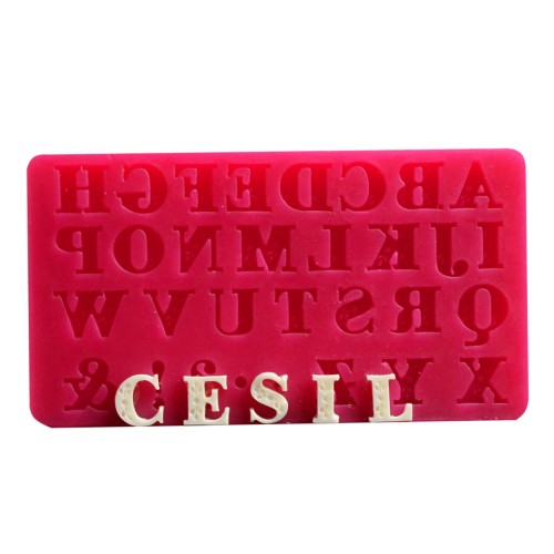 SİLİCONE MOULD - CHEESE ALPHABET (14,5*8CM)